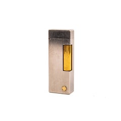 Vintage Silver Plated Dunhill Rollagas Lighter 1982