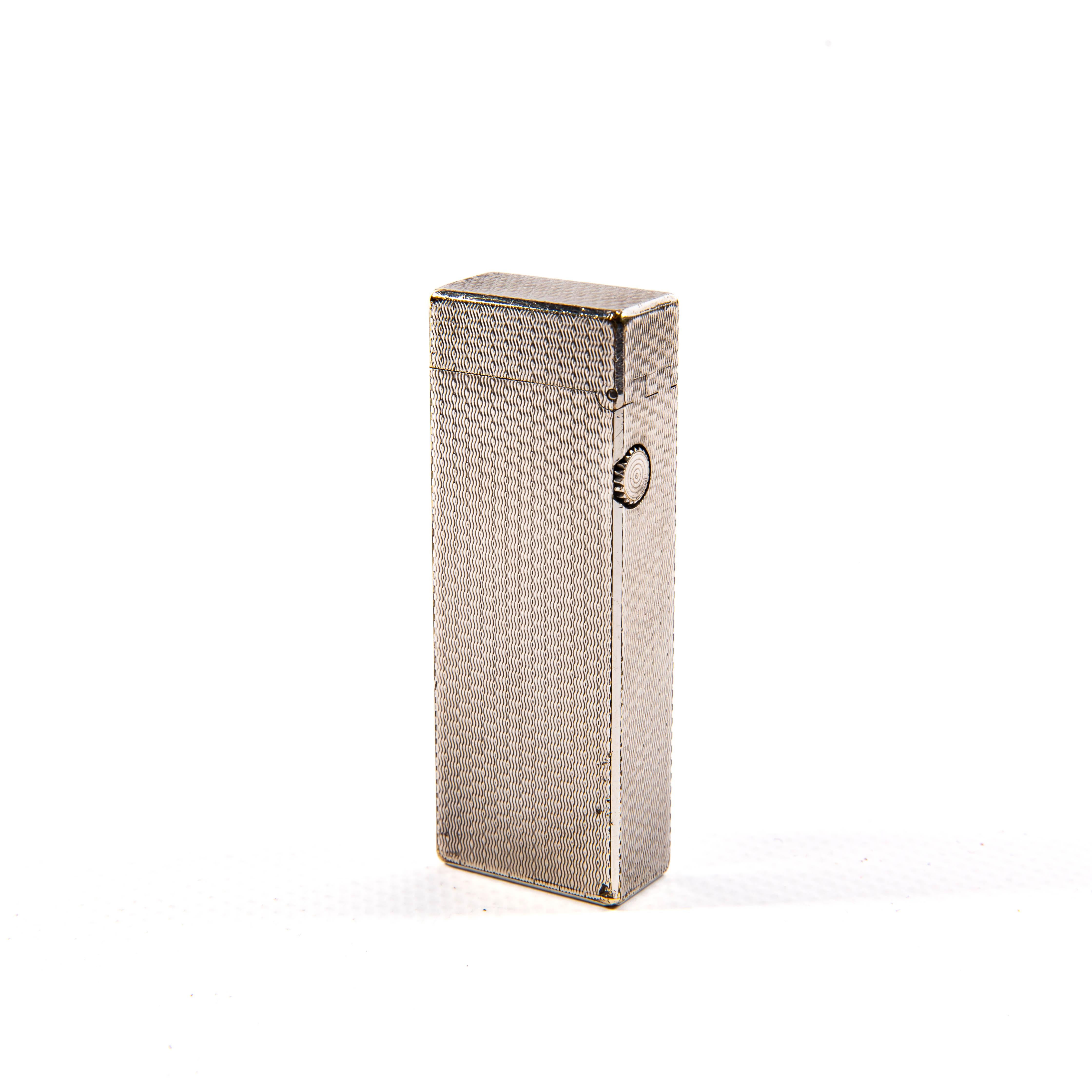 da uomo o donna Cestino per accendini DUNHILL Rollagas placcato in argento vintage anni '60 in vendita