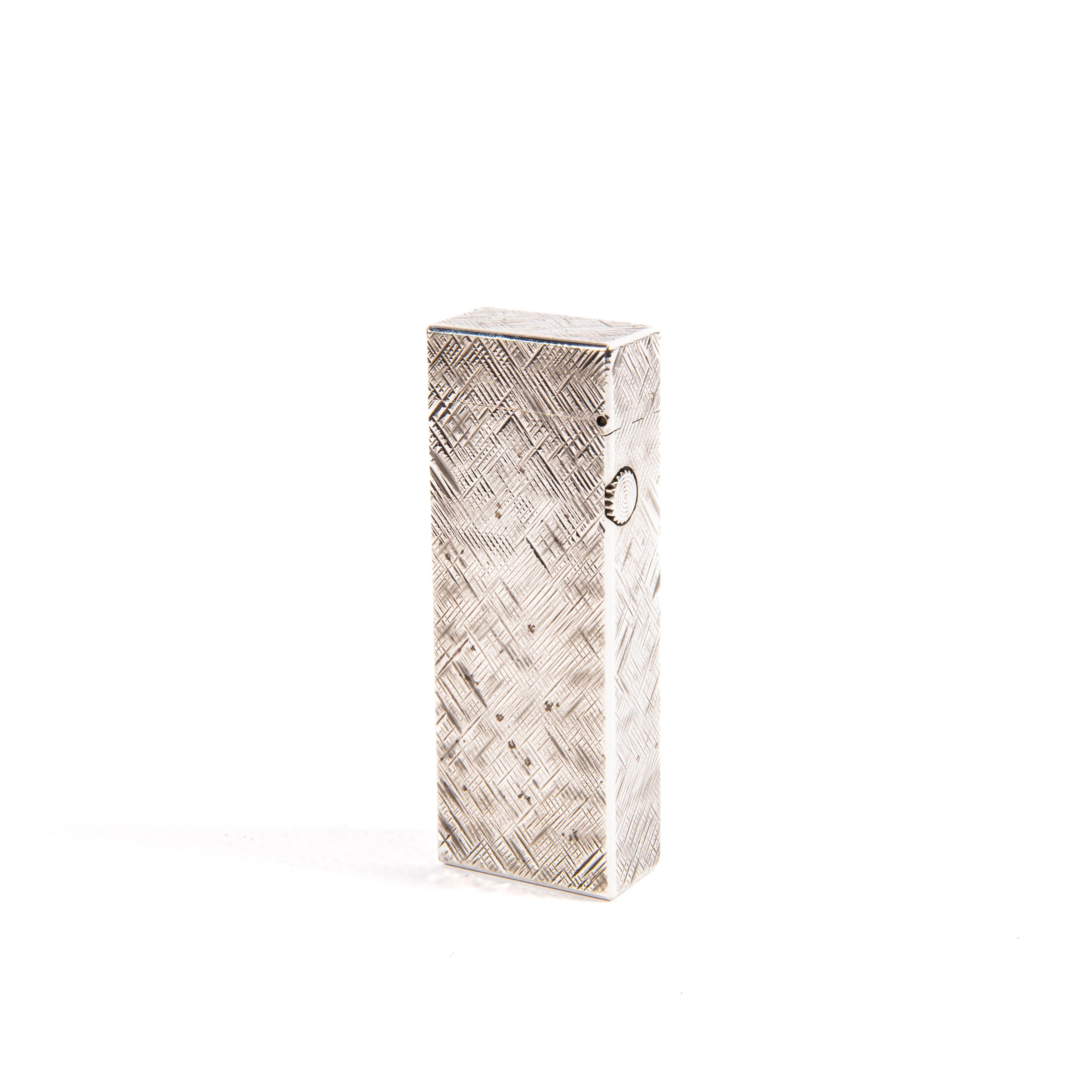 Women's or Men's Vintage Silver Plated Dunhill Rollagas Lighter 