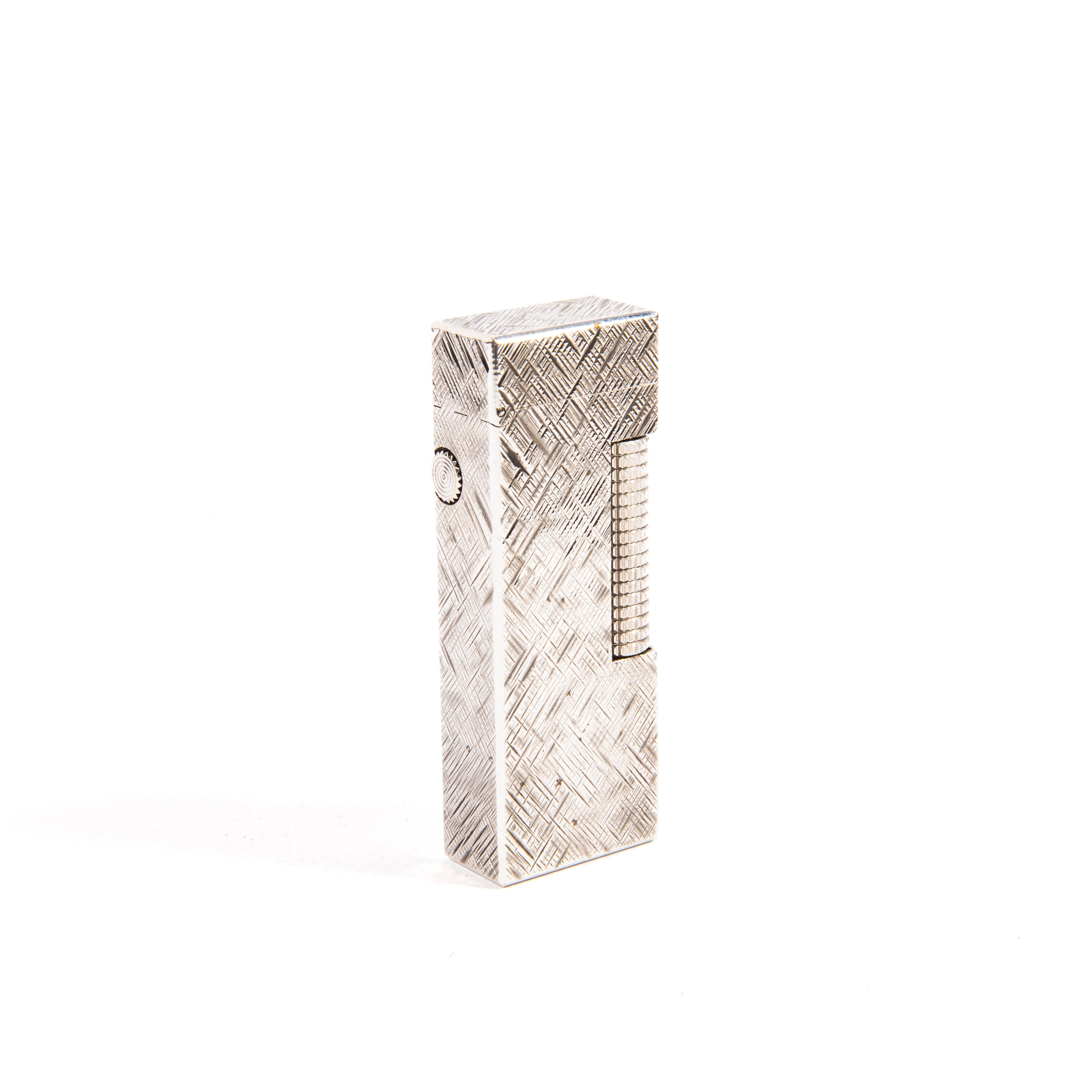 Vintage Silver Plated Dunhill Rollagas Lighter 