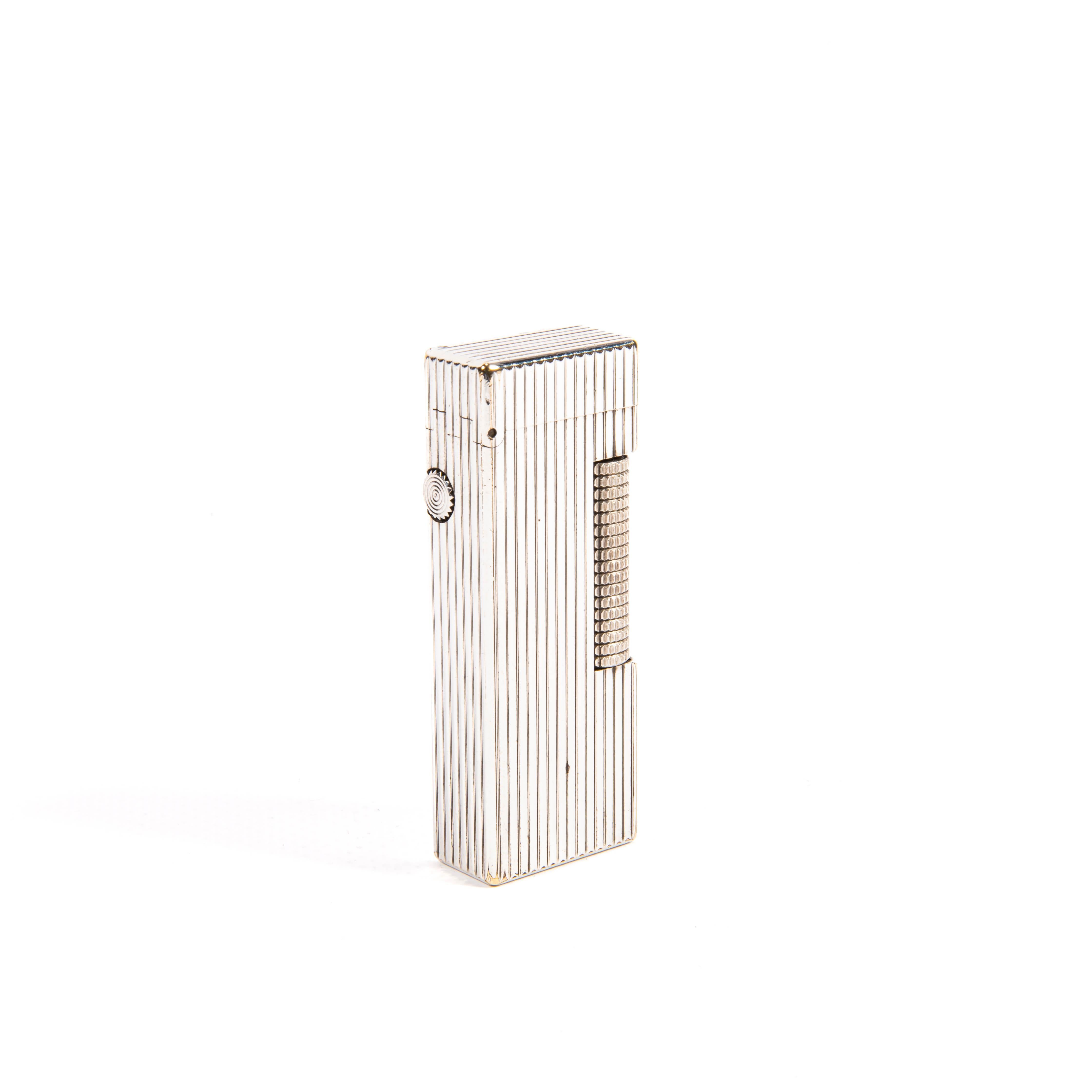 Vintage Silver Plated DUNHILL Rollagas Lighter 