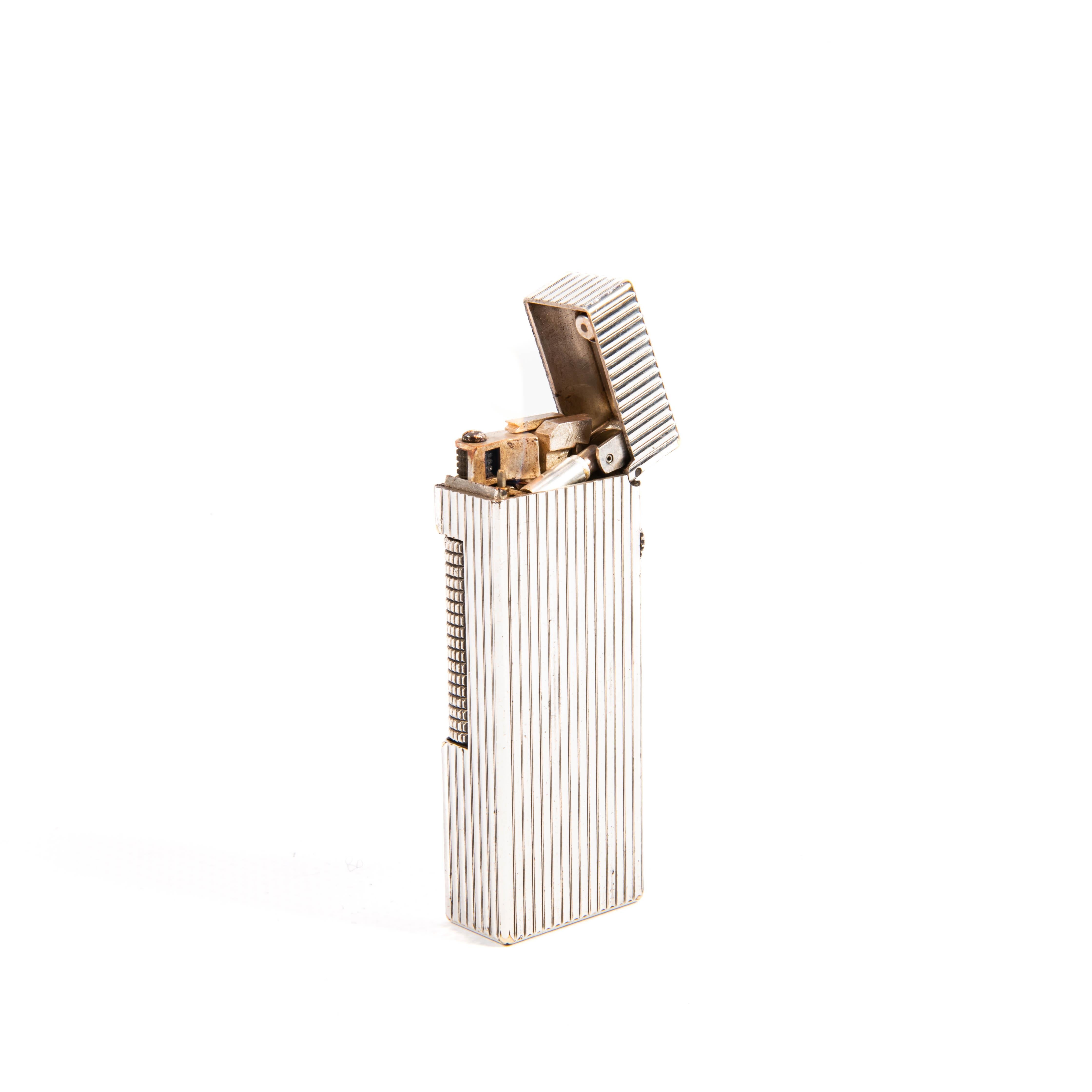 Vintage Silver Plated DUNHILL Rollagas Lighter 