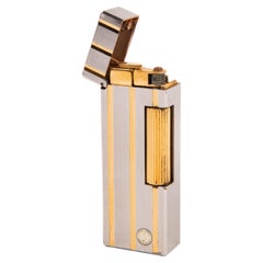 Vintage Silver Plated DUNHILL Rollagas Lighter Satin 1989