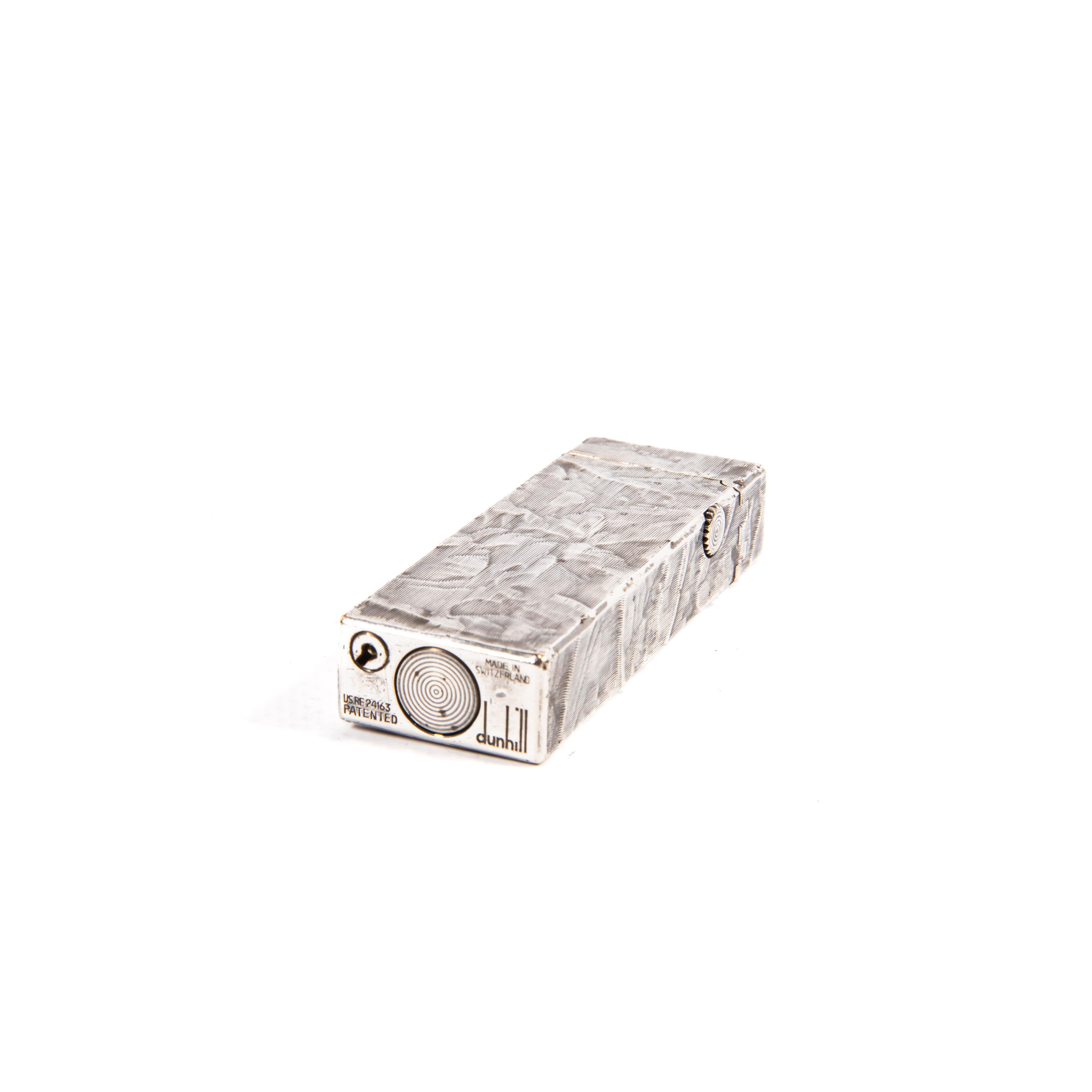 Vintage Silver Plated Dunhill Rollagas 