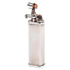Vintage Silver Plated DUNHILL Sylphide Lighter Lines 1970s