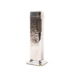 Vintage Silver Plated Dunhill Tallboy Lighter 1970s