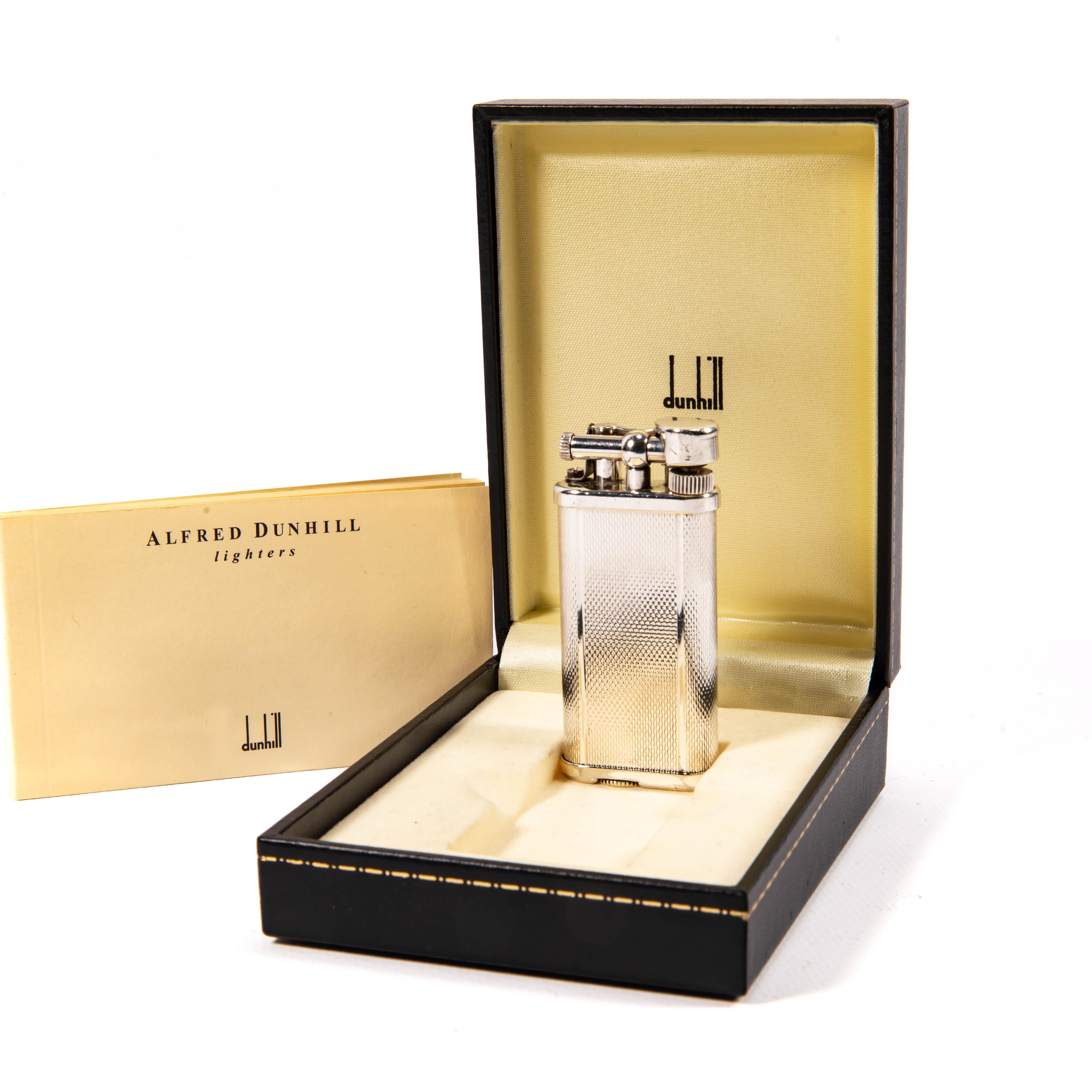 The elegance of Dunhill bespoke craftsmanship is exemplified in their lighters, making them coveted symbols of sophistication and classic British design. Alfred Dunhill established a legacy of luxurious personal accessories, becoming a paragon of