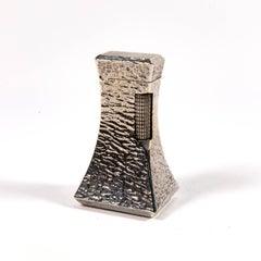 Vintage Silver Plated DUNHILL Wheatsheaf Lighter 1970s