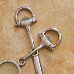 Vintage Silver-Plated Equestrian Desk Set