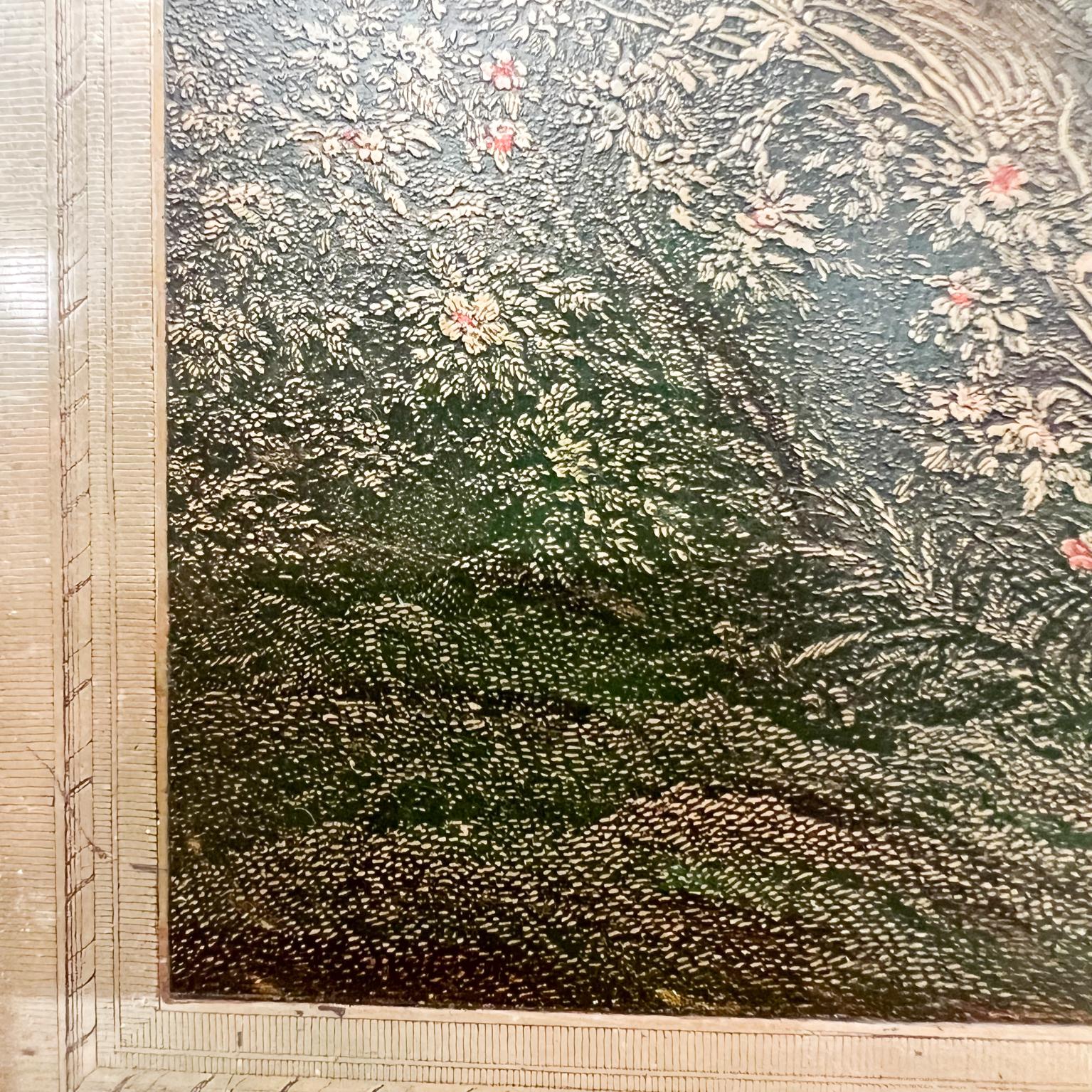 Vintage Silver-plated French Art Etching: La Rencontré Dangereuse In Good Condition For Sale In Chula Vista, CA