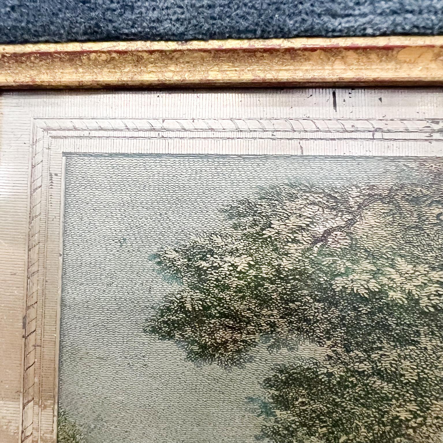 Silver Plate Vintage Silver-plated French Art Etching: La Rencontré Dangereuse For Sale