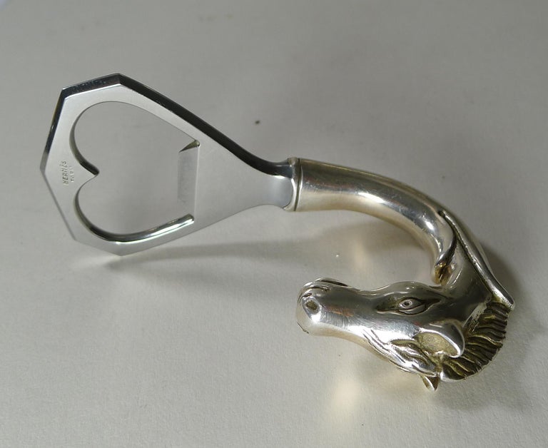 Vintage Silver Plated Hermes Paris Horse Equestrian Vintage Silver Plated Hermes Paris Horse Equestrian