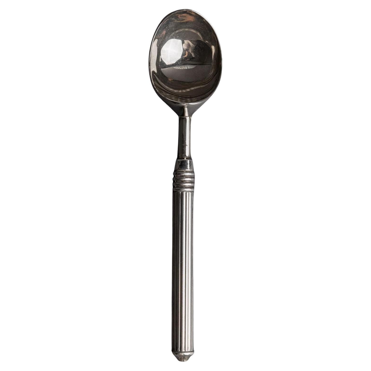 Vintage Silver Plated Ice Cream Scoop with Classic Elegant Design, 1930s