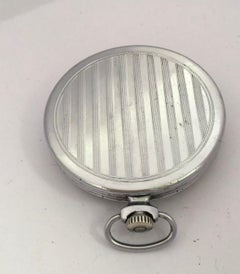 Vintage Silver Plated Mechanical Dress Pocket Watch