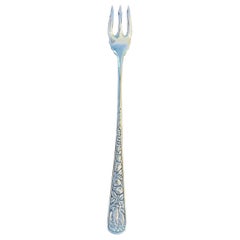 Vintage Silver Plated Pickle Fork