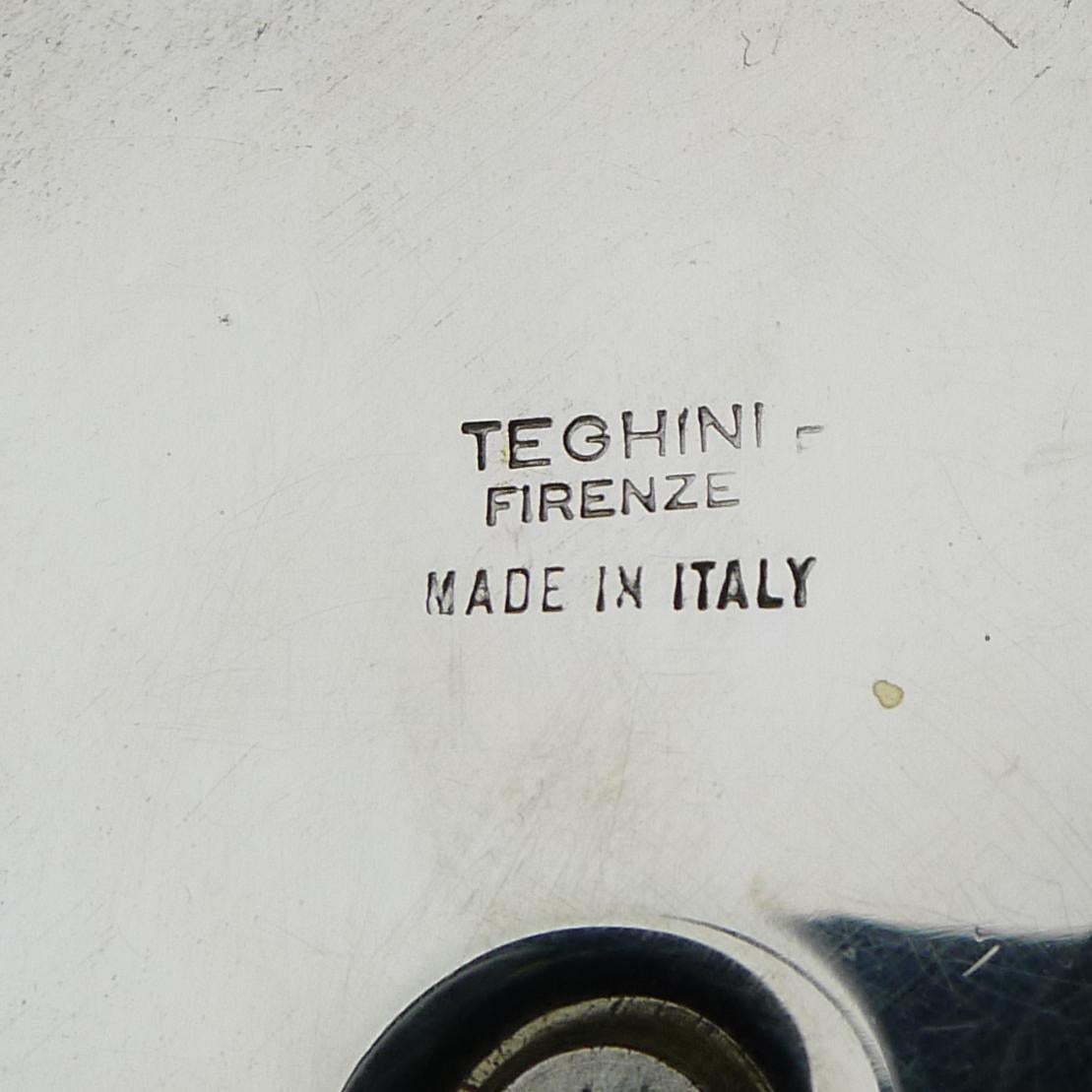 Vintage Silver Plated Pumpkin Ice Bucket by Teghini, Firenze, Italy c.1970 For Sale 1