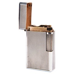Vintage Silver Plated S.T. Dupont D57 Lighter 1950s