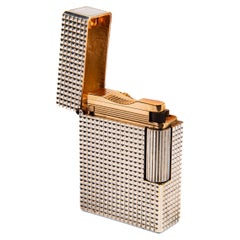 Vintage Silver Plated S.T. DUPONT Ligne 1 BS Small Lighter 1970s