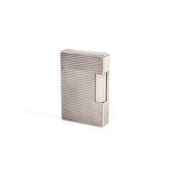 Vintage Silver Plated S.T. DUPONT Ligne 2 Small Lighter 1990s