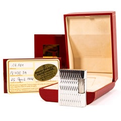 A. Silver Plated S.T. d'epoca. Accendino Dupont Soubreny nella confezione originale, 1998
