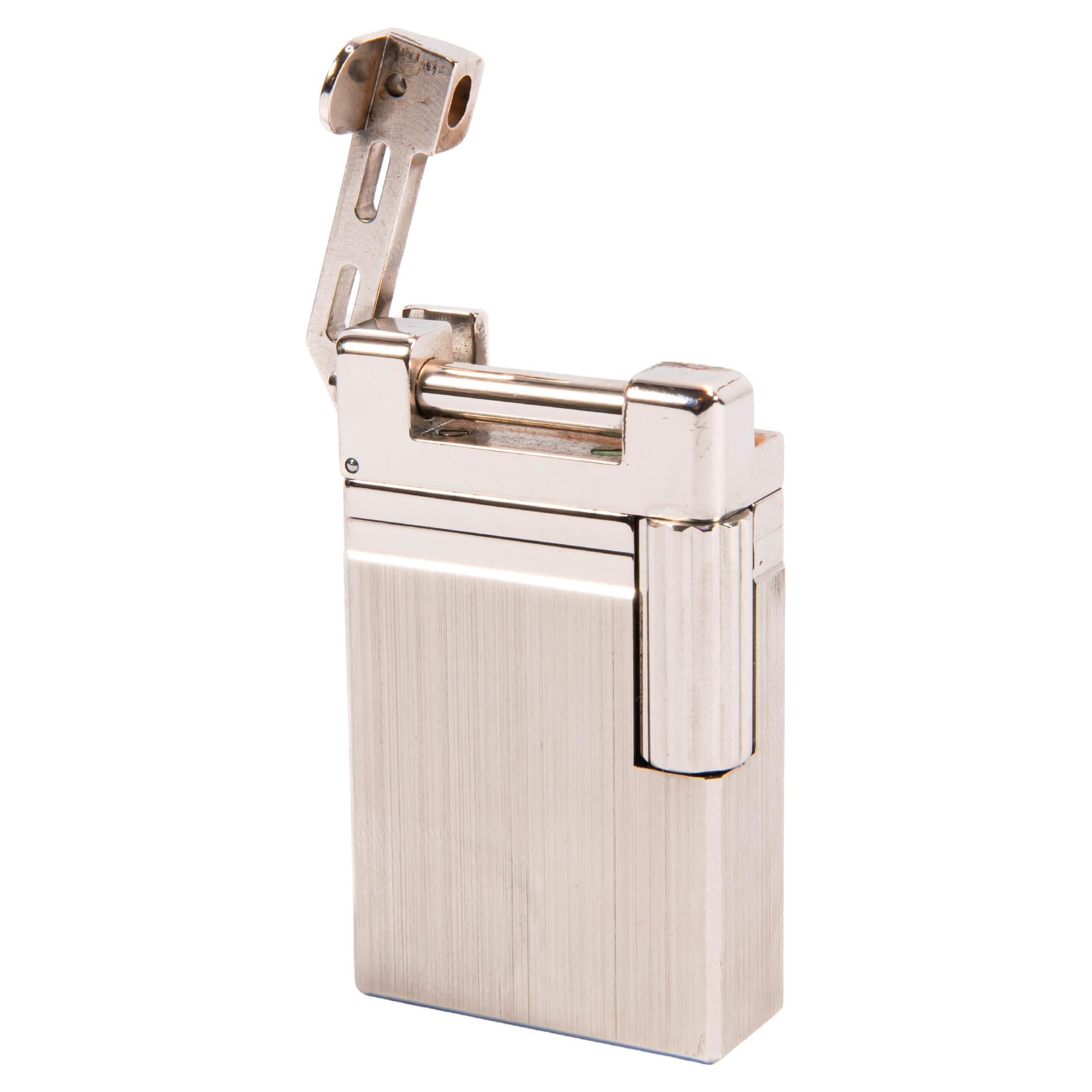 Vintage Versilbertes S.T. DUPONT Urban Lighter 2000er Jahre