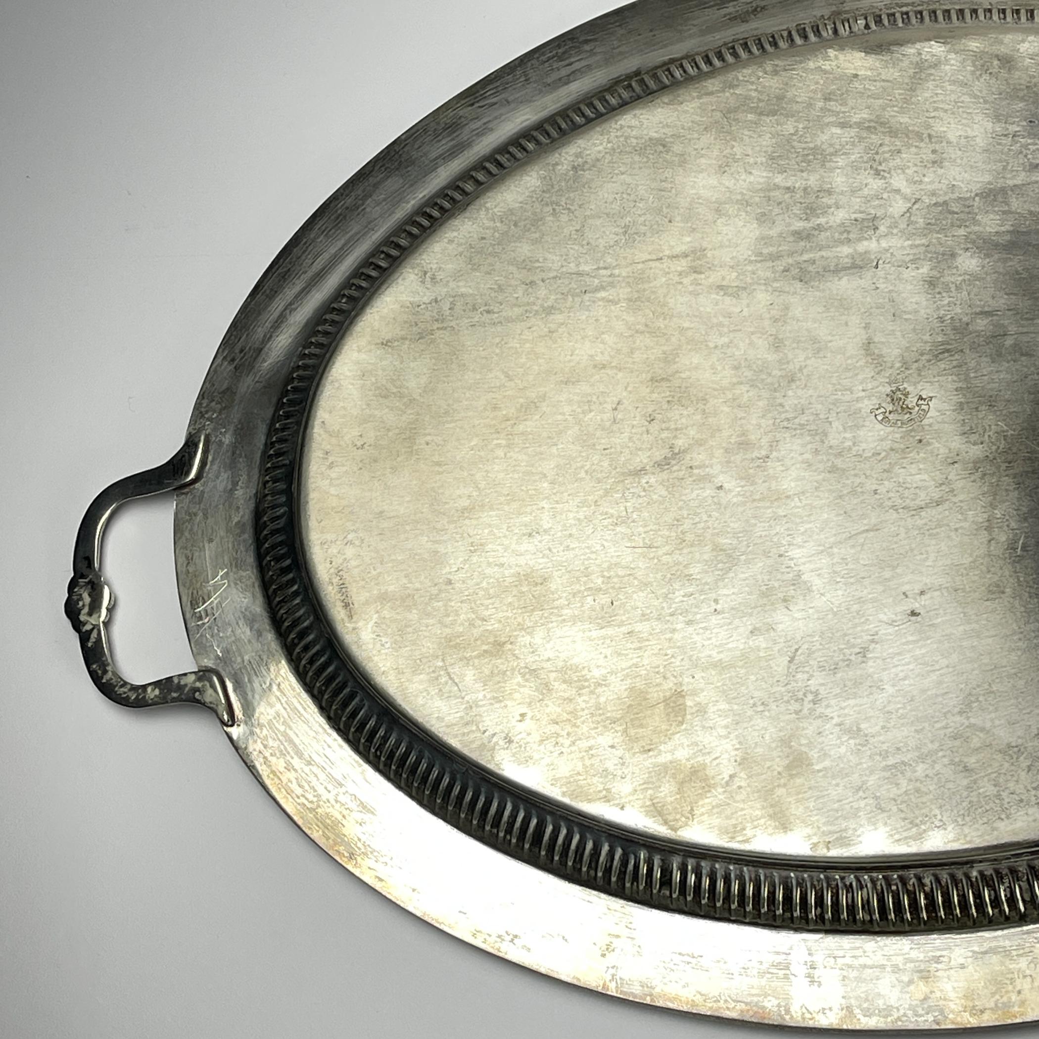 Versilberte Vintage-Teekanne und Tablett von Royal Sheffield, England, 1950er Jahre im Angebot 6