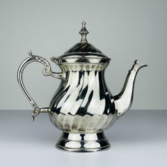 Vintage silver plated teapot by Royal Sheffield, England, 1950s