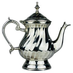 Tetera vintage plateada de Royal Sheffield, Inglaterra, años 50