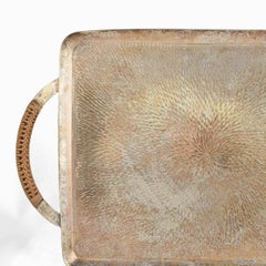 Vintage Silver-Plated Tray by Berliner Electro-Plated-Waren-Fabrik- German 1930s