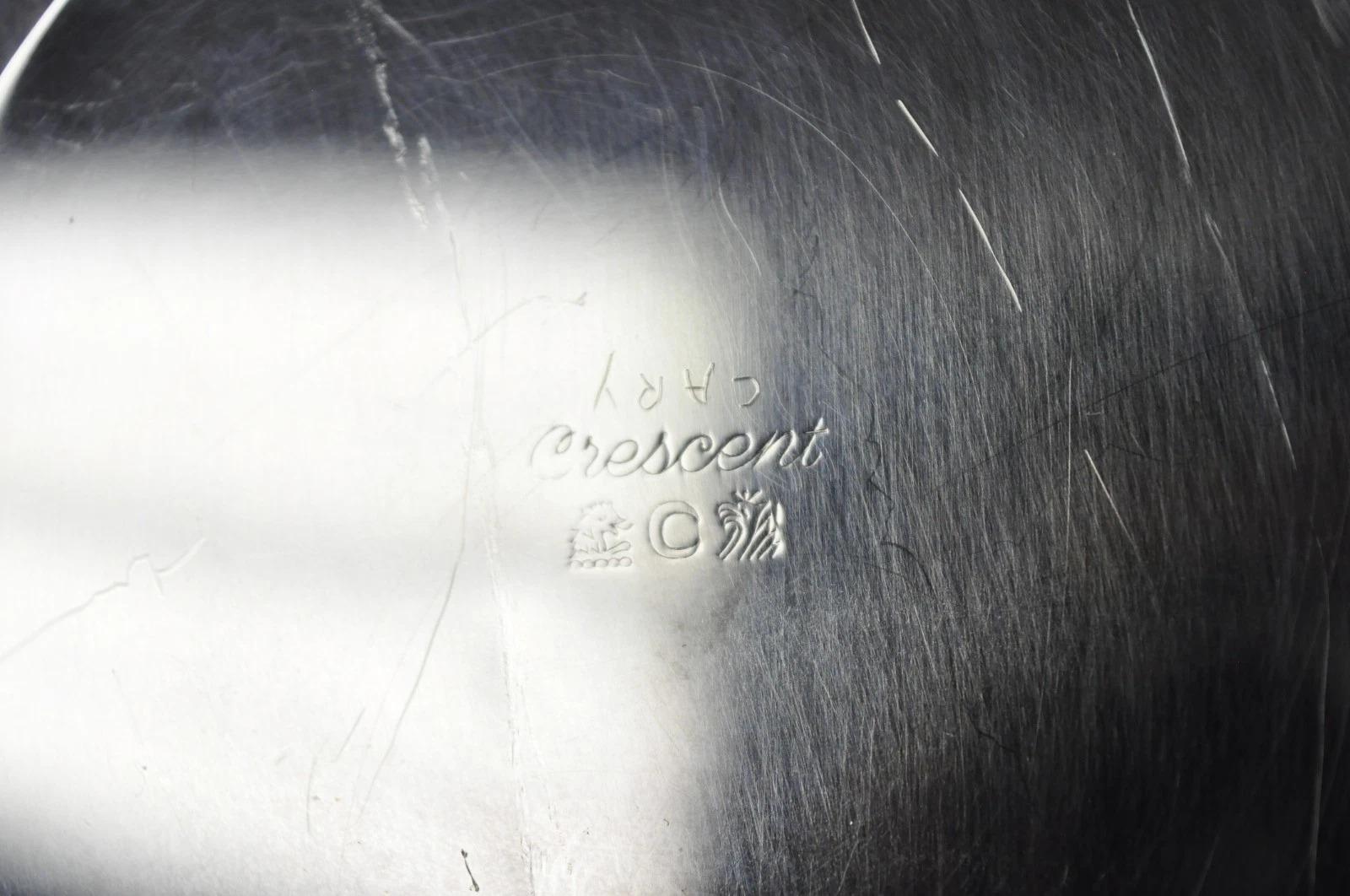 Vintage versilbert Trophäe Cup Urne Champagner Kühler Eiskübel von Crescent im Angebot 4