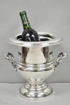 Vintage Silver Plated Trophy Cup Urn Champagne Chiller Ice Bucket by Crescent