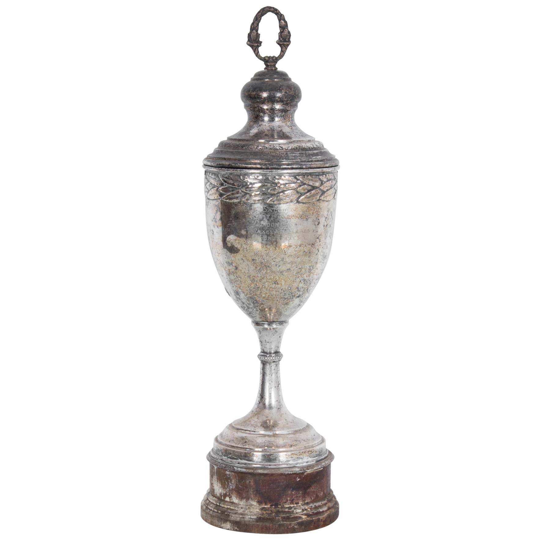 Vintage Silver Plated Trophy