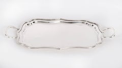 Vintage Silver Plated Twin Handled Tray Royal Sheffield Mid 20th Century