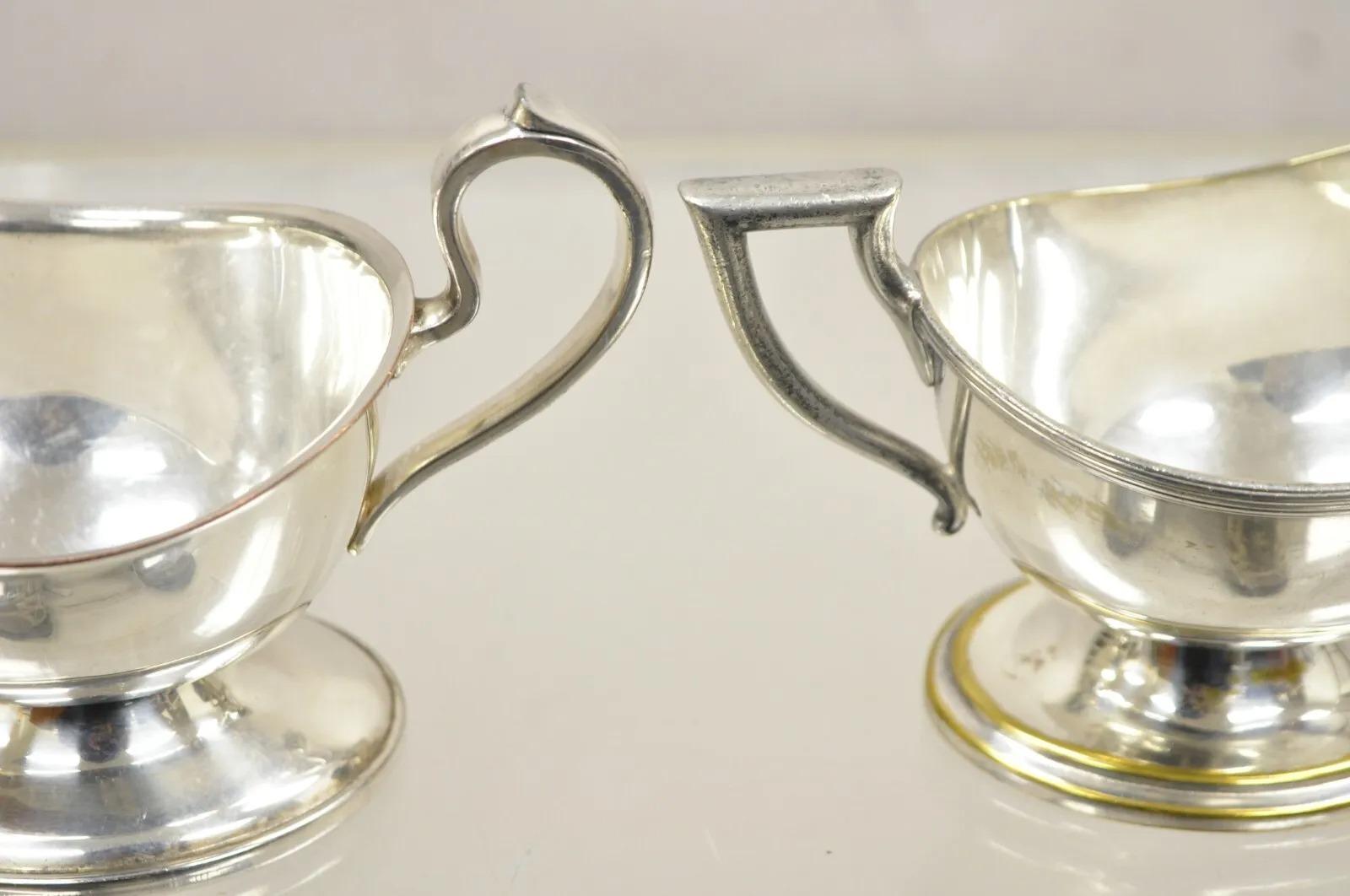 Vintage Silver Plated Victorian Serving Gravy Boat Sauce Boats - Lot of 6 For Sale 6
