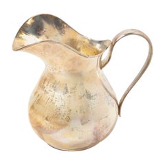 Vintage Versilberter Wasserkrug, 1950er Jahre