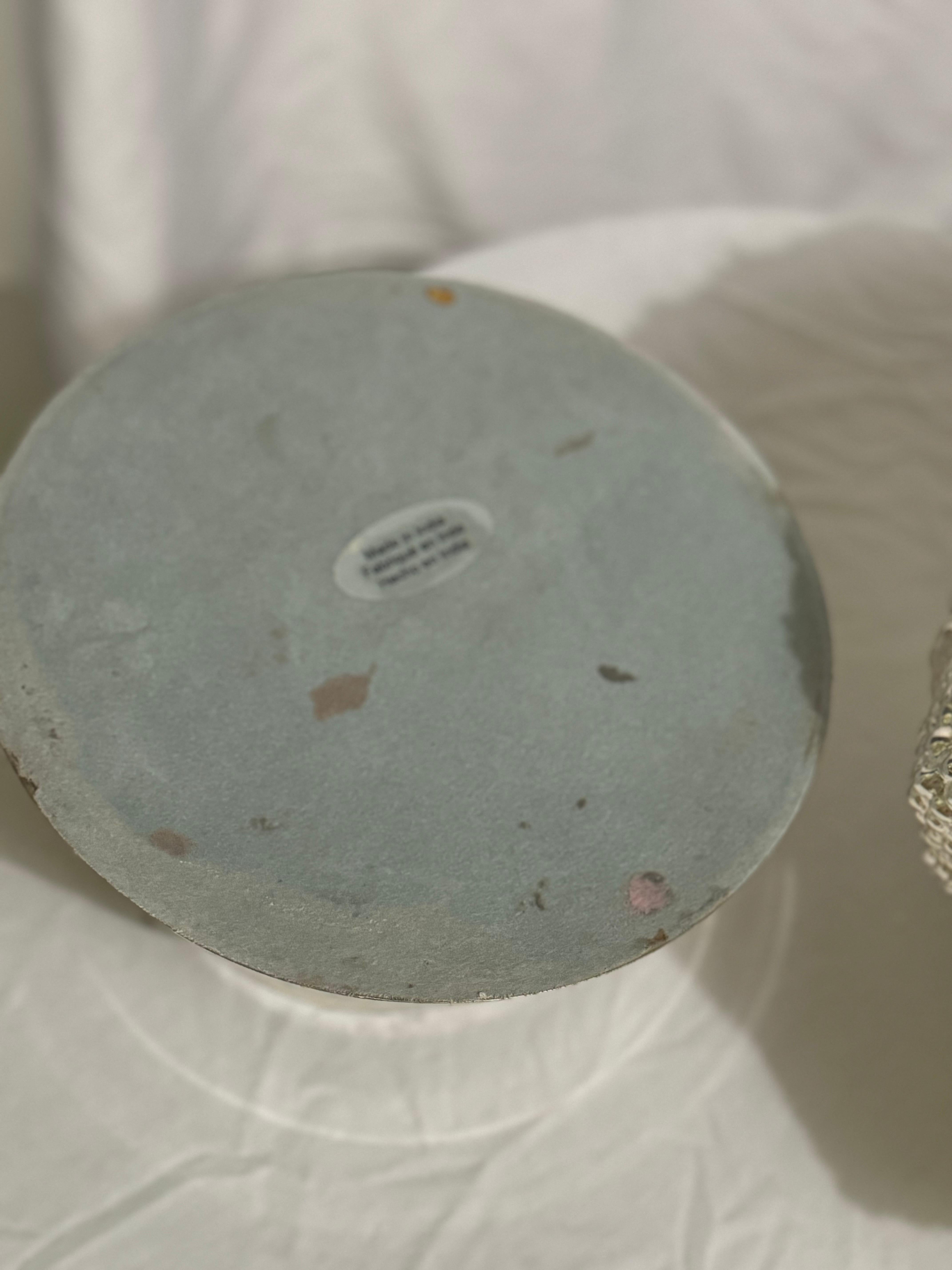 Cuenco enfriador de vino chapado en plata vintage con diseño de uvas en venta 1