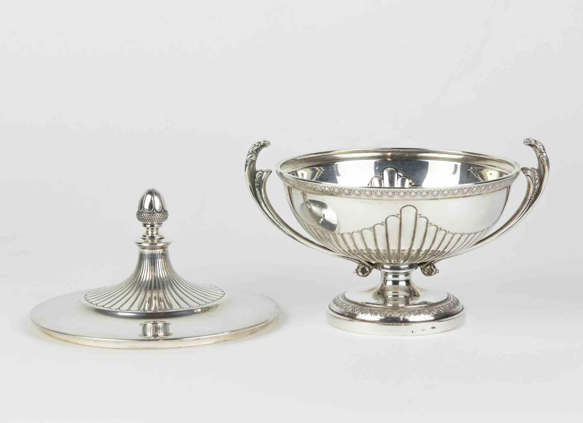 Italian Vintage Silver Pot, italy, mid-20th Century For Sale
