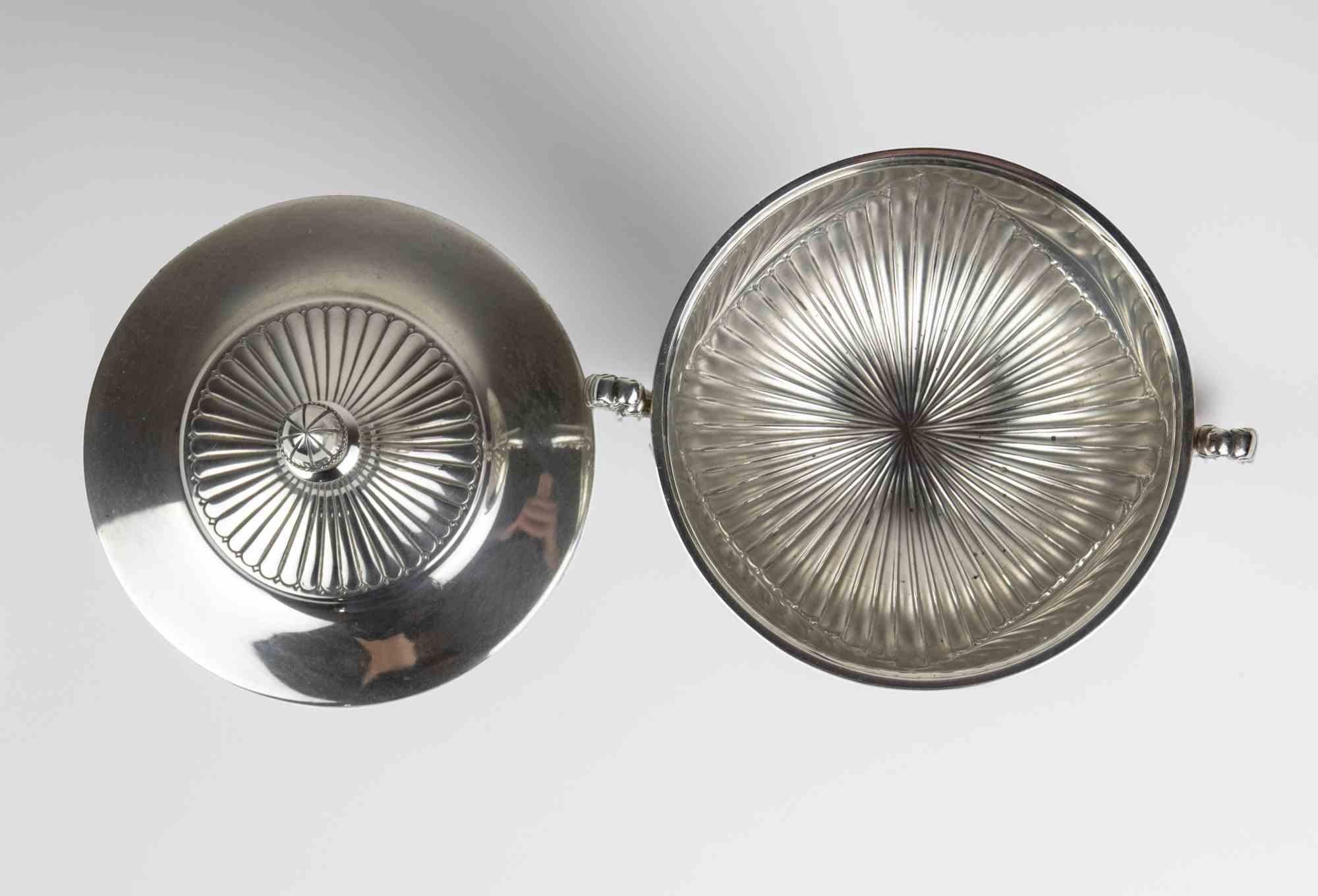 Vintage Silver Pot, italy, mid-20th Century For Sale 1