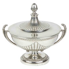 Vintage Silver Pot, Italy, Mid-20th Century
