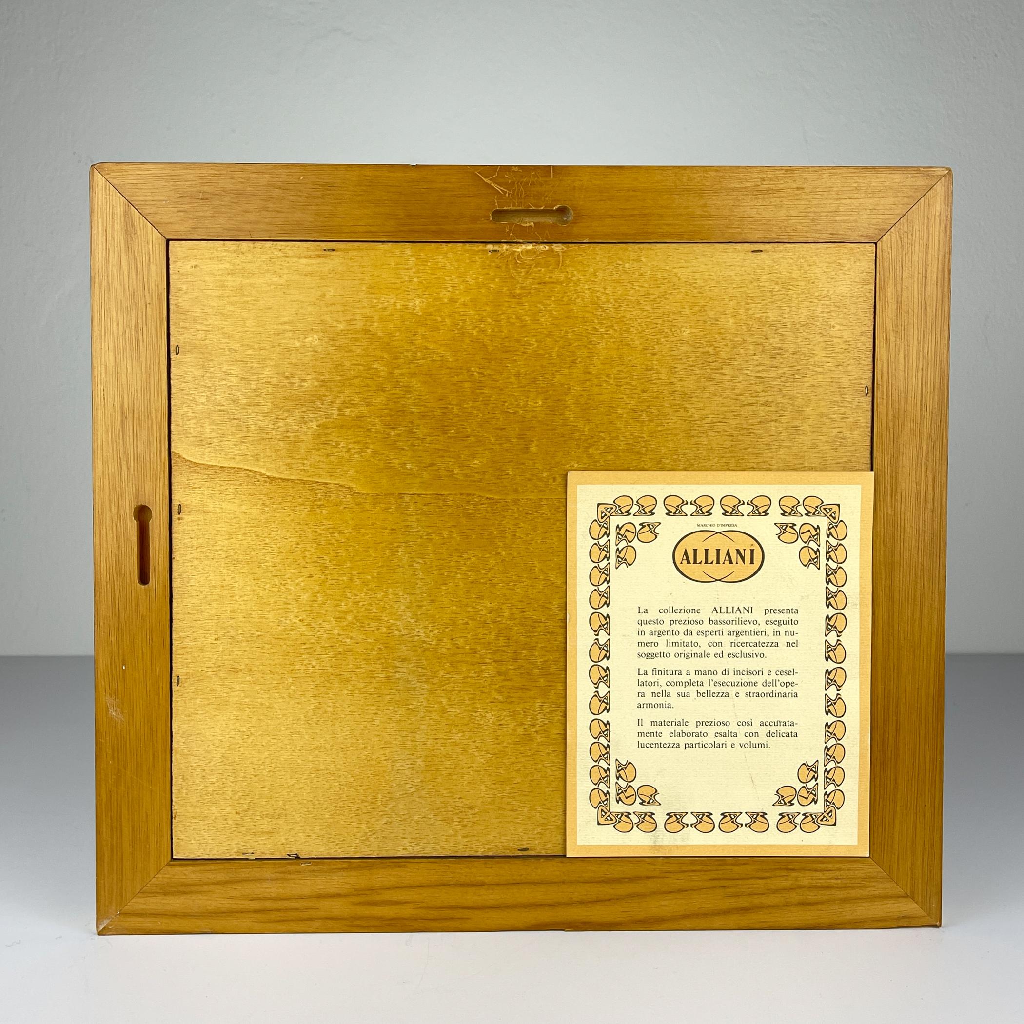 Silberrelief-Bildersammlung Alliani, Italien, 1970er Jahre im Angebot 3