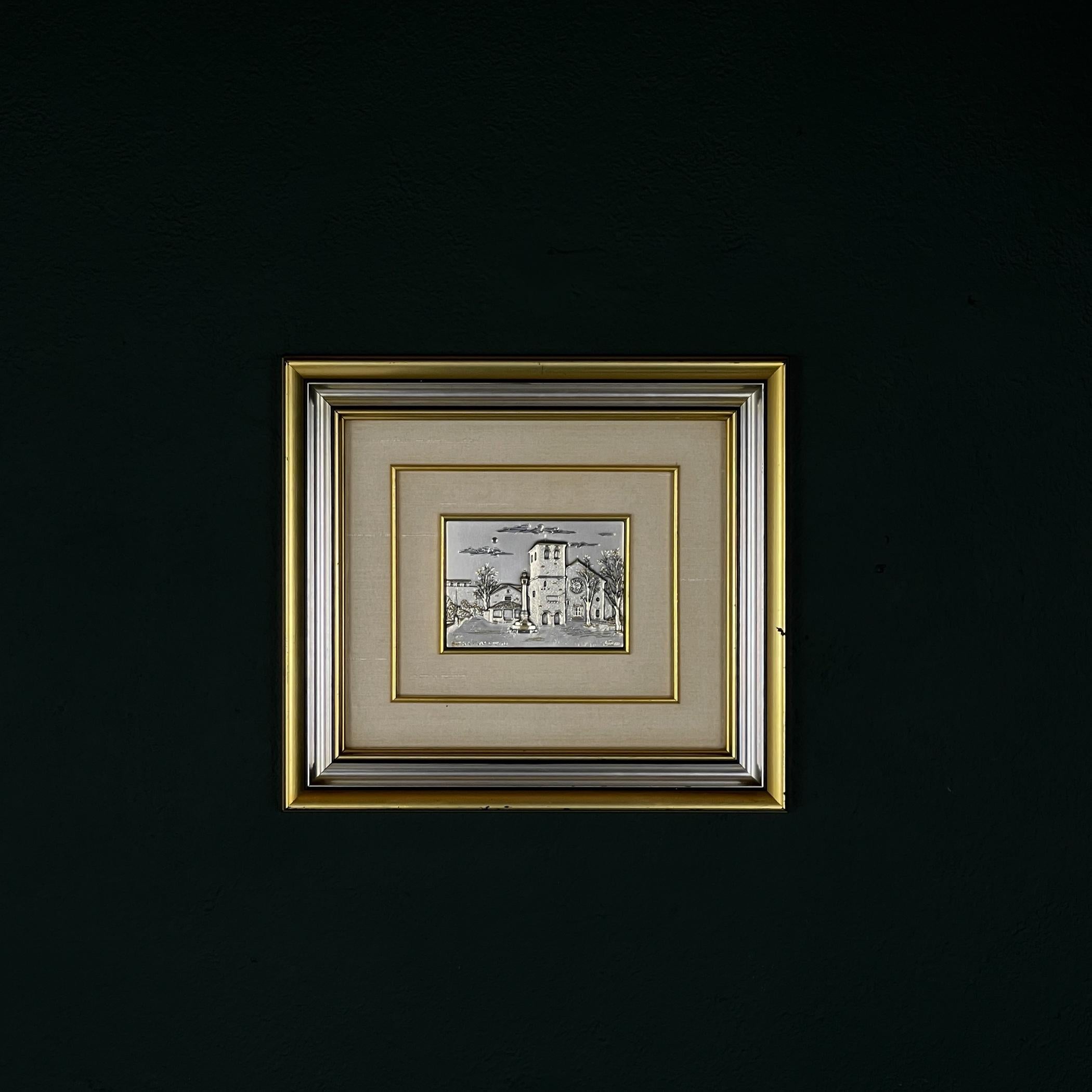 Silberrelief-Bildersammlung Alliani, Italien, 1970er Jahre im Angebot 4