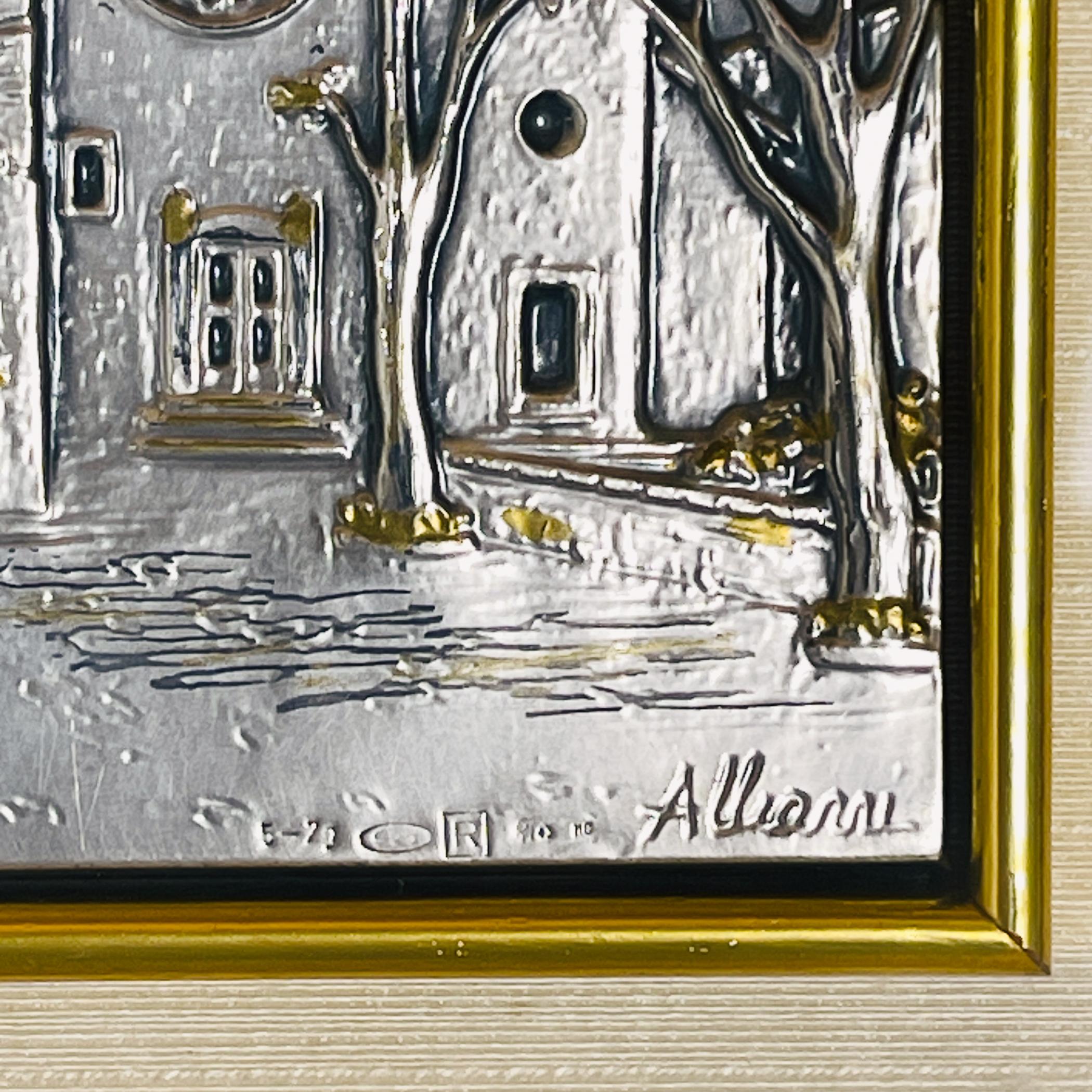 Silberrelief-Bildersammlung Alliani, Italien, 1970er Jahre (Italienisch) im Angebot