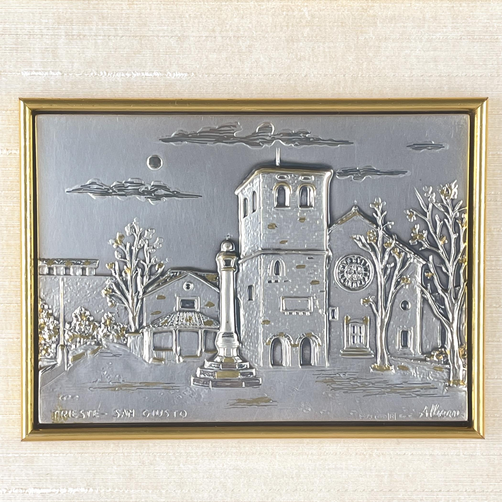 Silberrelief-Bildersammlung Alliani, Italien, 1970er Jahre (20. Jahrhundert) im Angebot