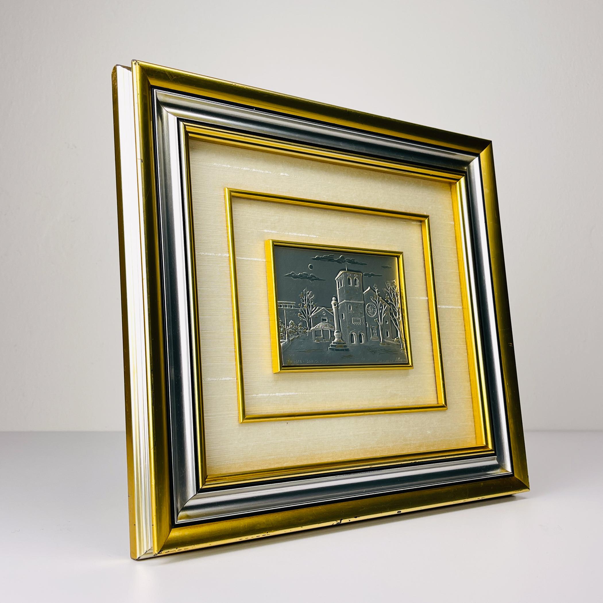 Silberrelief-Bildersammlung Alliani, Italien, 1970er Jahre im Angebot 2