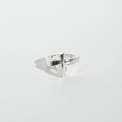 Vintage silver ring by Swedish master Claes Giertta. Made 1987.