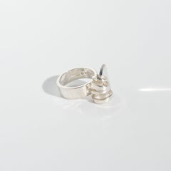 Vintage Silver Ring by Swedish Master Claës Giertta Made Year 1984