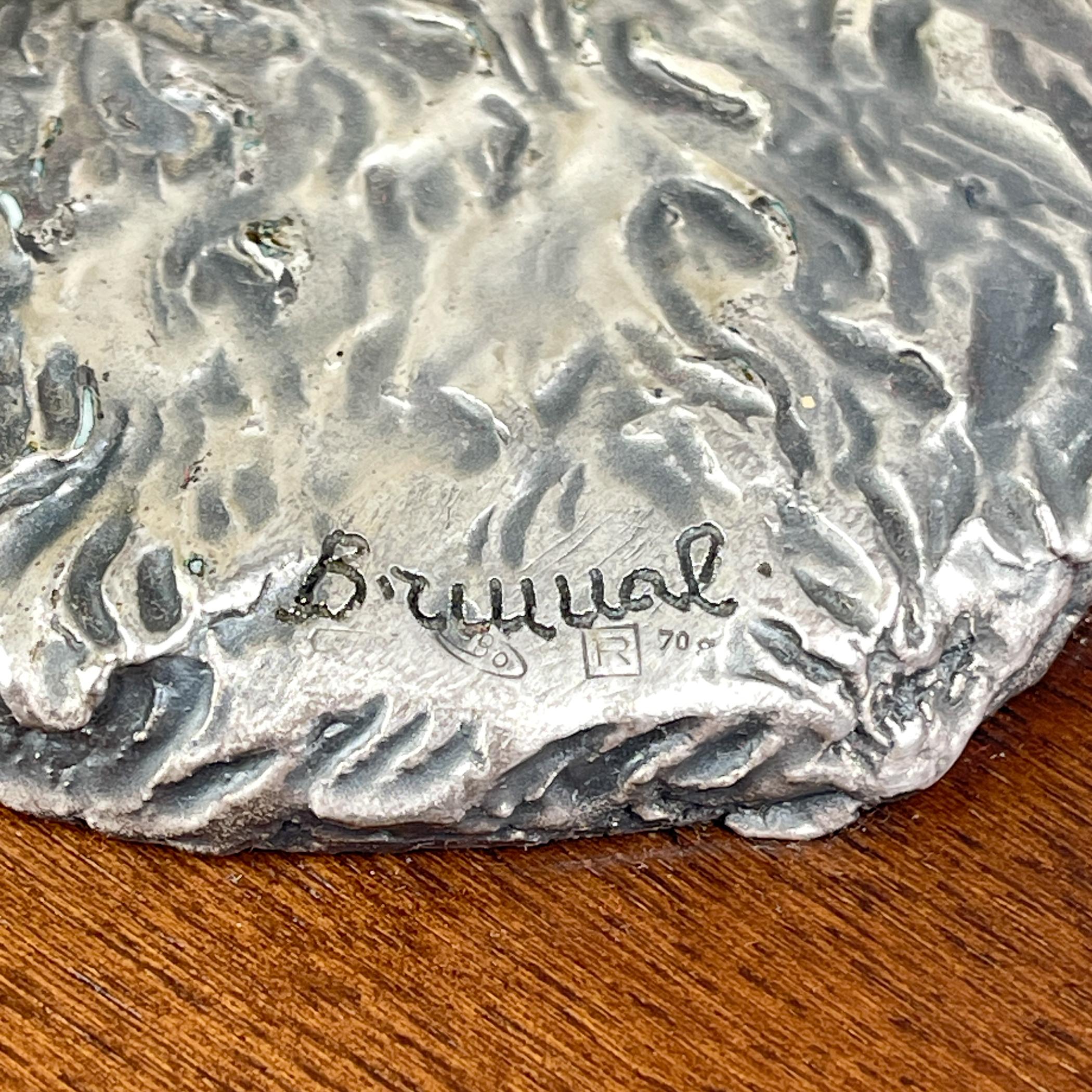 Silberskulptur „Racing Greyhounds“ aus Silber von Angelo Schiavon, Italien 1960er Jahre im Angebot 4