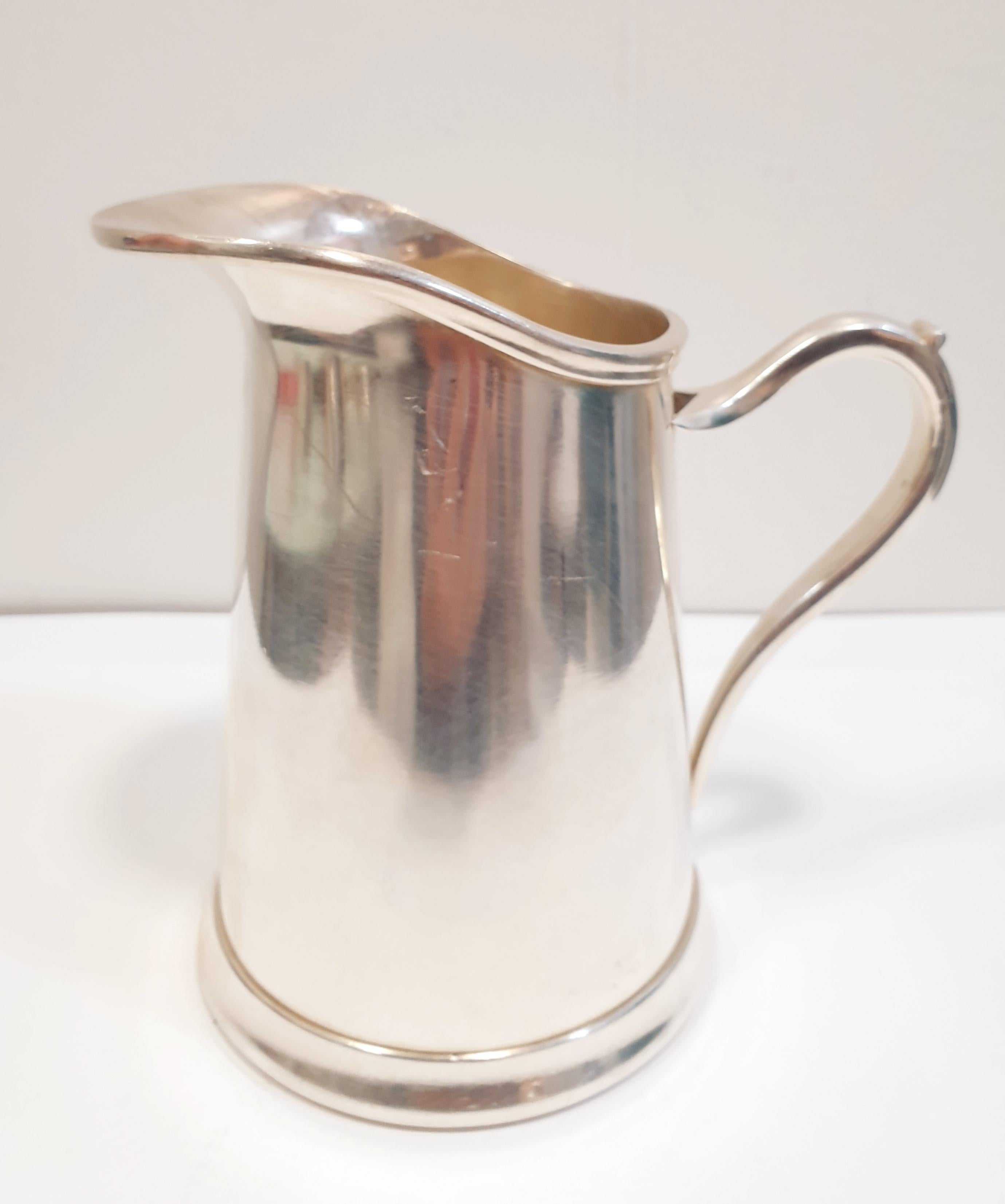 Spanish Vintage Silver Set of Two Jugs and Teapot For Sale