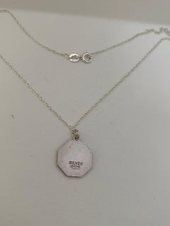 Vintage Silver St. Christopher Pendant Necklace