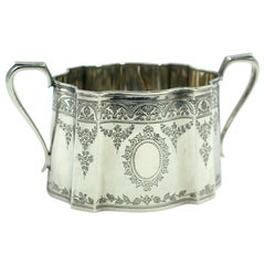 Vintage Silver Sugar Bowl, 20th Century